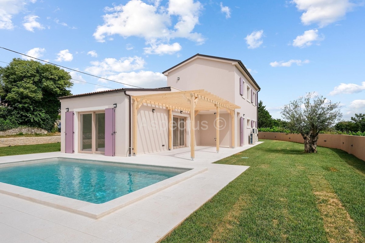 Casa familiare con piscina, 3 camere da letto, Costa orientale dell'Istria