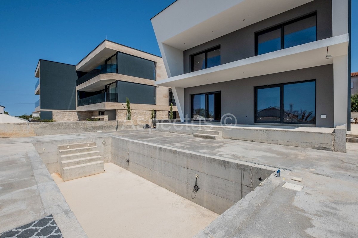 Casa moderna, piscina, vista mare, Medulin