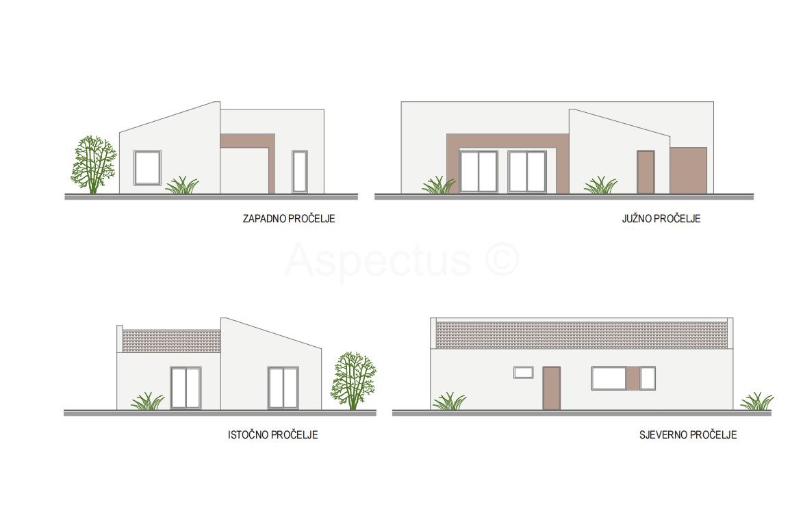 Terreno edificabile con permesso di costruzione per una casa familiare, vicino a Pola