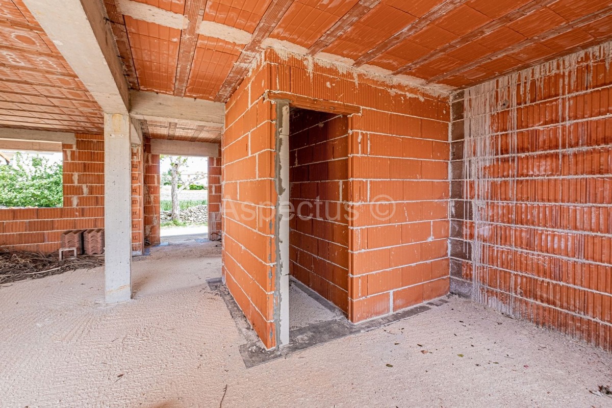 Casa con piscina, in costruzione grezza | Marčana, vicino a Pola, Istria