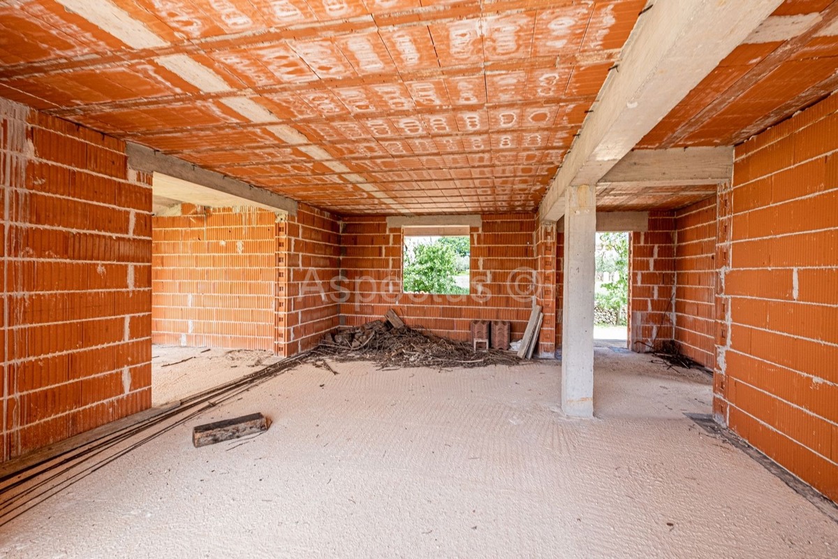 Casa con piscina, in costruzione grezza | Marčana, vicino a Pola, Istria