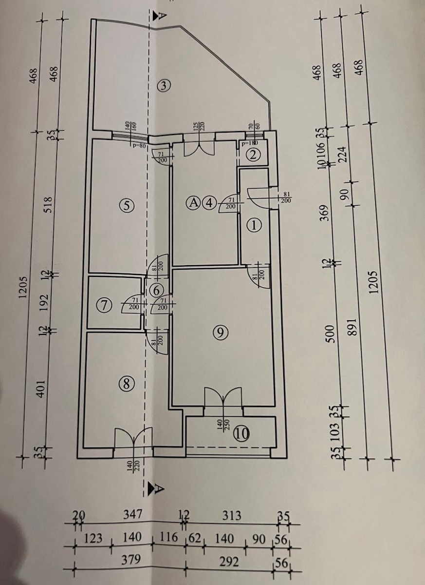 Appartamento prima fila al mare, centro di Parenzo