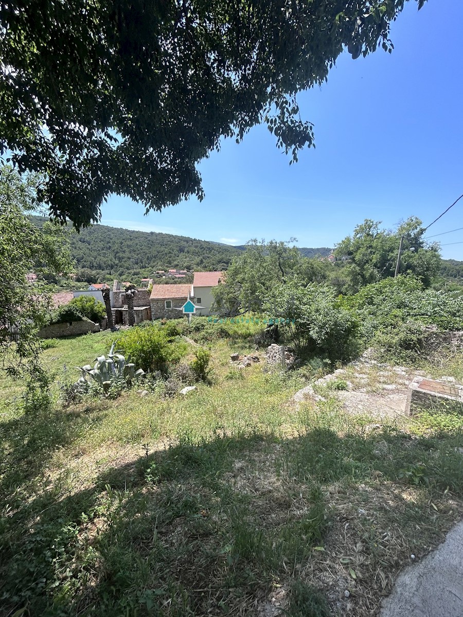 Dalmazia , Hvar , Dol Sv.Ana , casa 46m2 con terreno edificabile 650m2