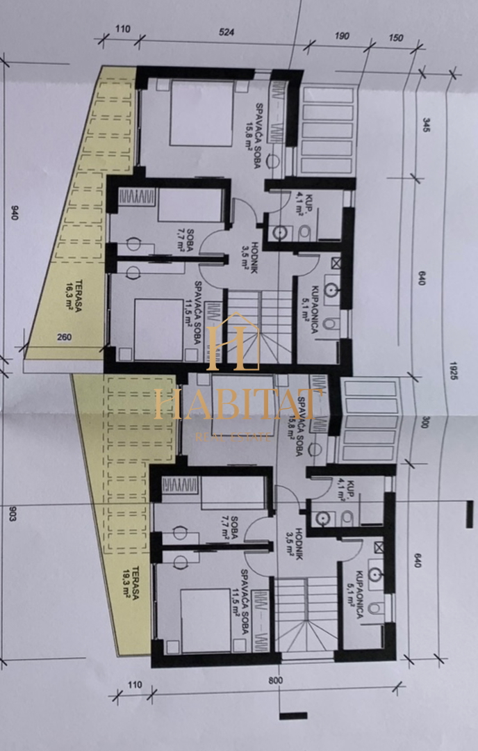 Istria, Umago, Lovrecica, terreno edificabile 745m2 vicino al mare, progetto duplex, vista sul mare aperto