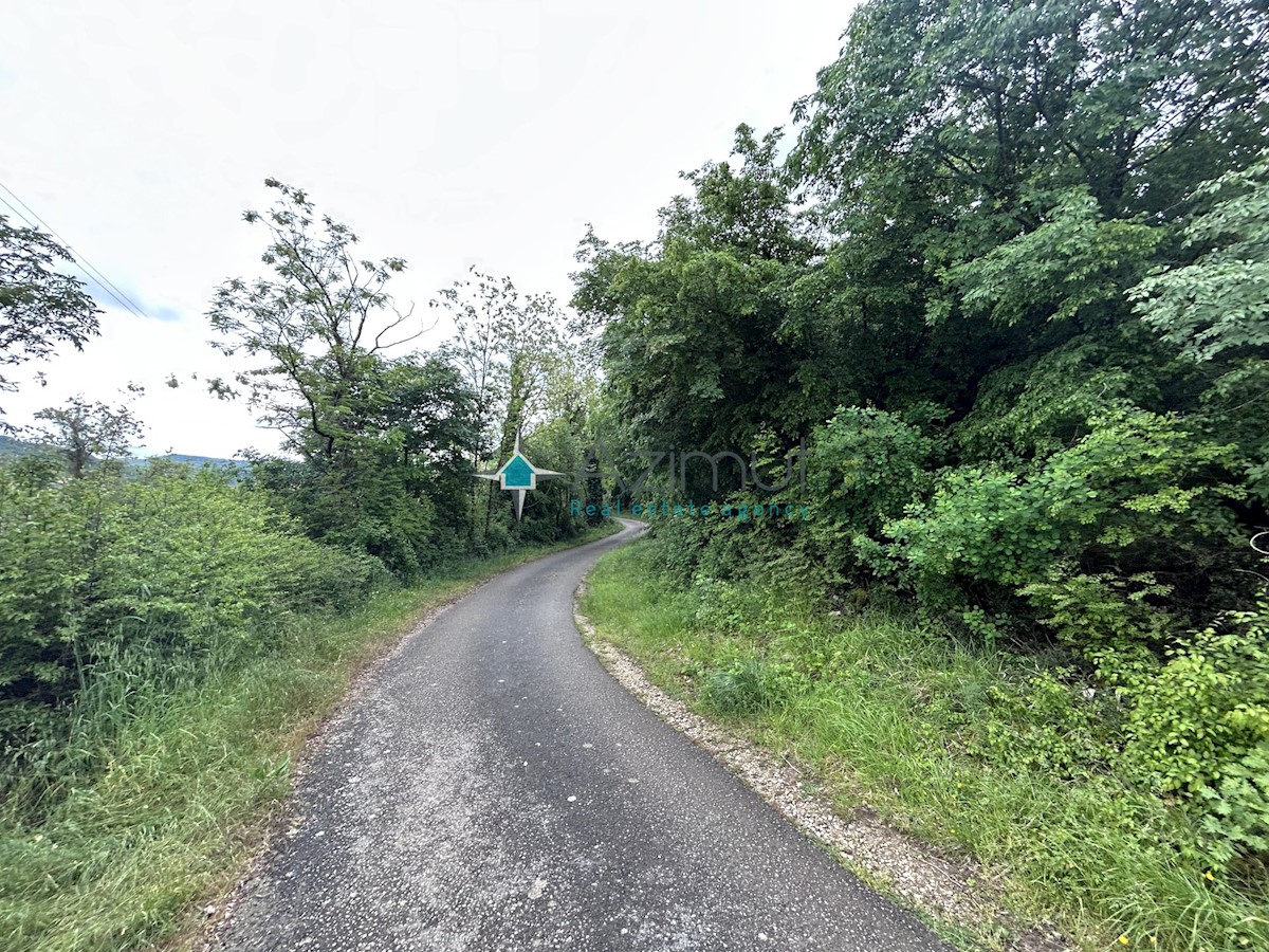 Istria, Plovania, casa doppia su un terreno edificabile di 721m2, 18857m2 di terreno agricolo, bosco