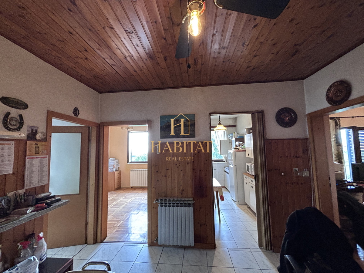 Istria, Umago, Marija Na Krasu, casa 420m2 con terrazze, giardino 1644m2, 2 garage, vista mare