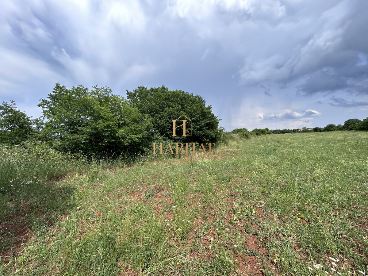 Istria, Dignano, terreno edificabile 12642m2, zona residenziale e commerciale, centro, vista