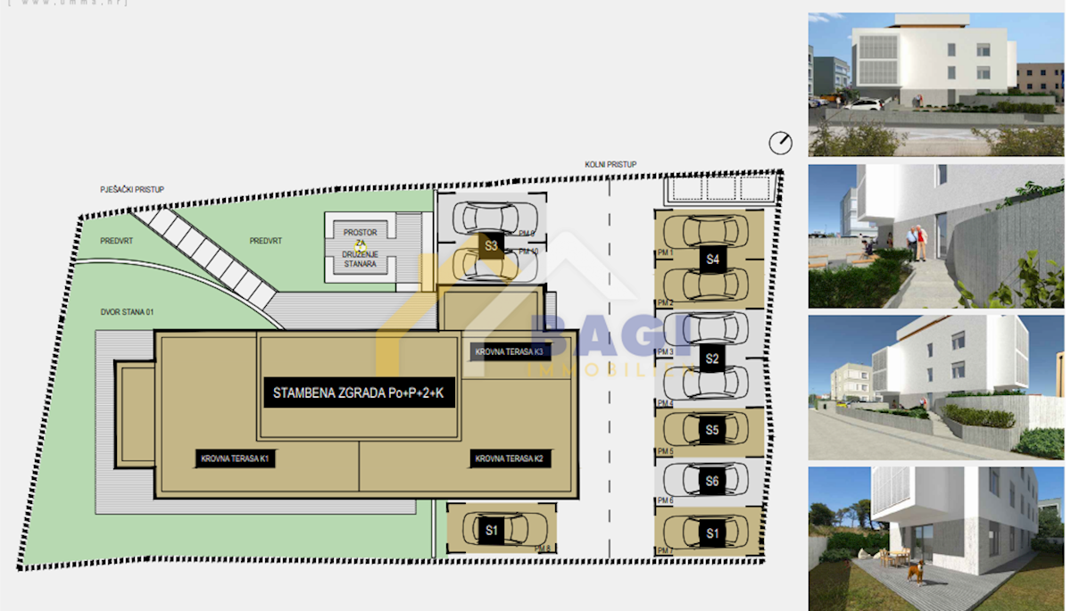 Appartamento Plovanija, Zadar, 75,89m2