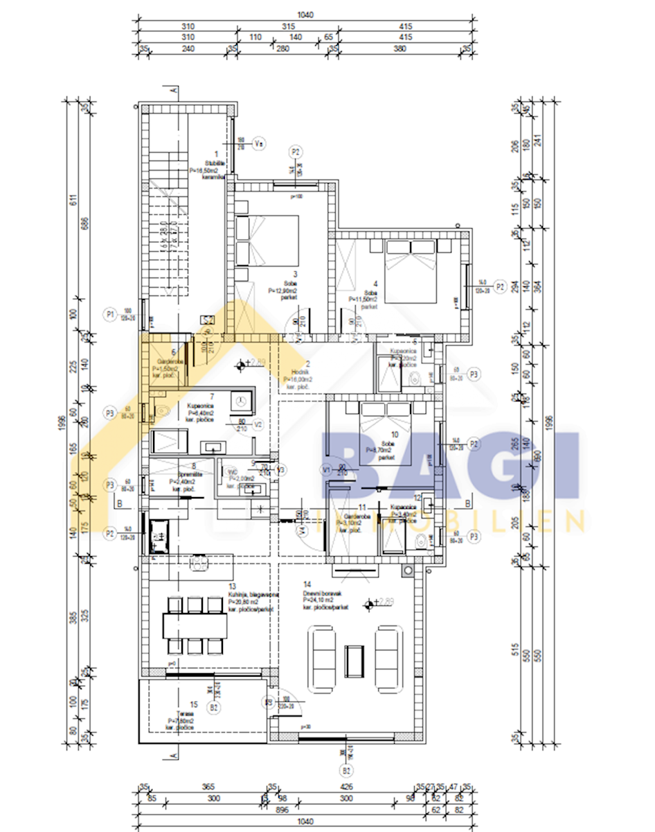 Appartamento Kožino, Zadar - Okolica, 116m2