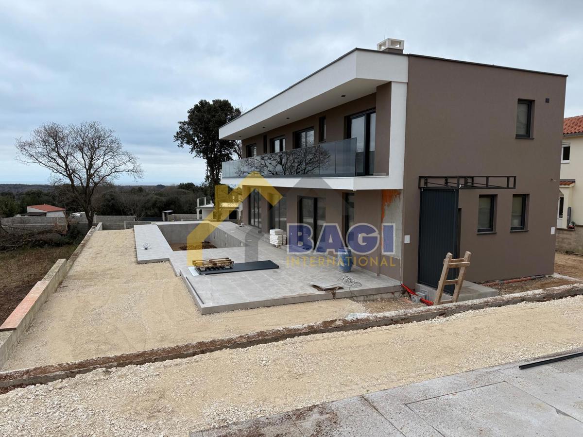 Villa-Ližnjan-Nuova costruzione con vista mare e piscina