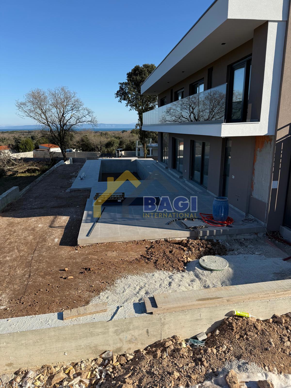 Villa-Ližnjan-Nuova costruzione con vista mare e piscina