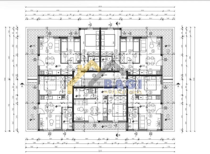PULA ŠIKIĆI APPARTAMENTO A14-48,51m2-DUE POSTI AUTO-NUOVA COSTRUZIONE