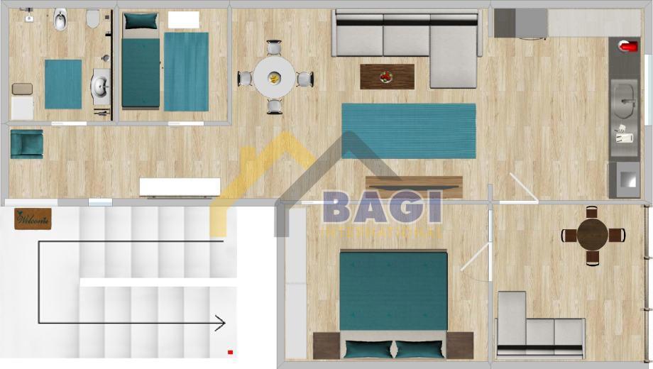 ISTRIA - POLA Appartamento in posizione tranquilla, 65m2