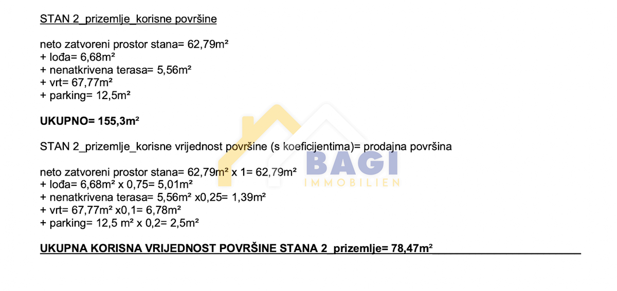 Appartamento Sesvetski Kraljevec, Sesvete, 78,47m2