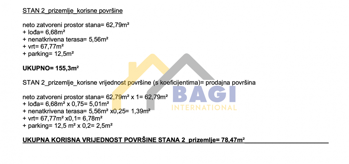 Appartamento Sesvetski Kraljevec, Sesvete, 78,47m2