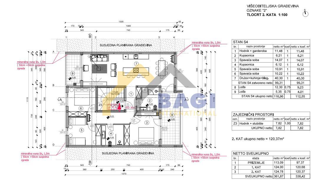 Pola Confortevole appartamento 112,55 m2+garage+posto auto