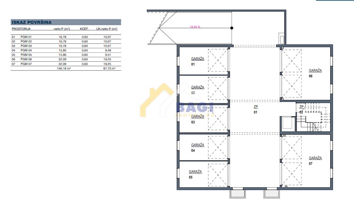 Appartamento Melada (Maslina), Zadar, 77,28m2