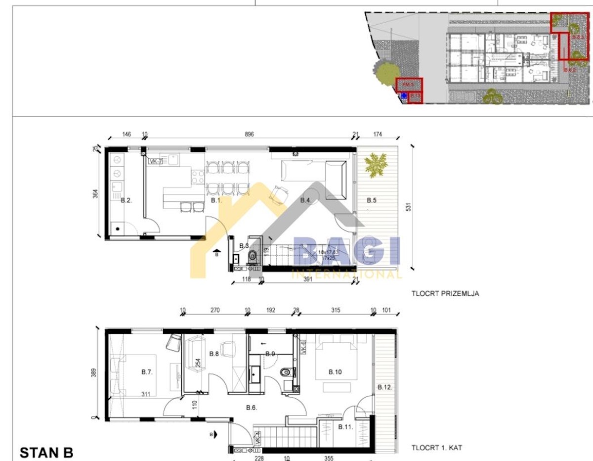 Rovigno-Appartamento-Giardino-Garage-Cortile-Parcheggio-Nuova costruzione