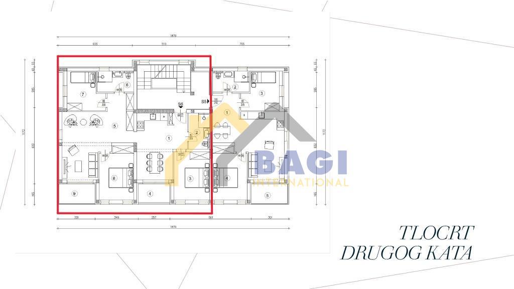 ISTRIA - PULA Appartamento al 1° piano NUOVA COSTRUZIONE (S6)