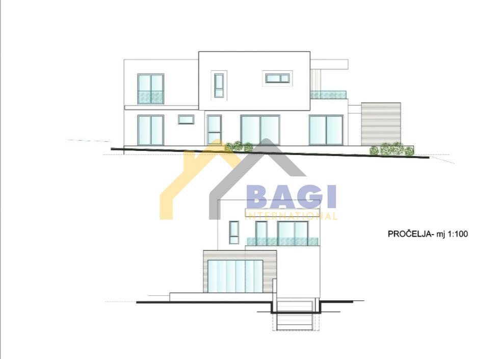 TERRENO EDIFICABILE IN POSIZIONE ECCEZIONALE CON PERMESSO DI COSTRUZIONE CON VISTA A 50 m DAL MARE