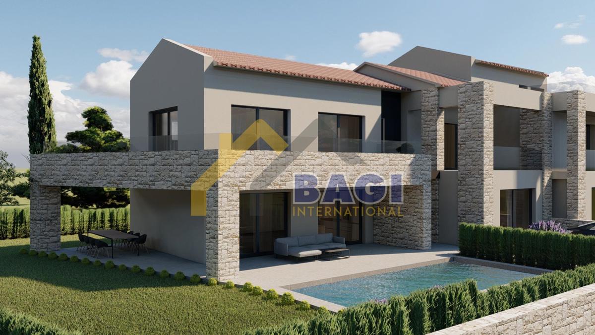 Terreno edificabile con fondazioni realizzate – Vižinada