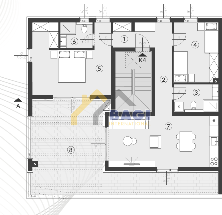 Appartamento Štinjan, Pula, 94,22m2