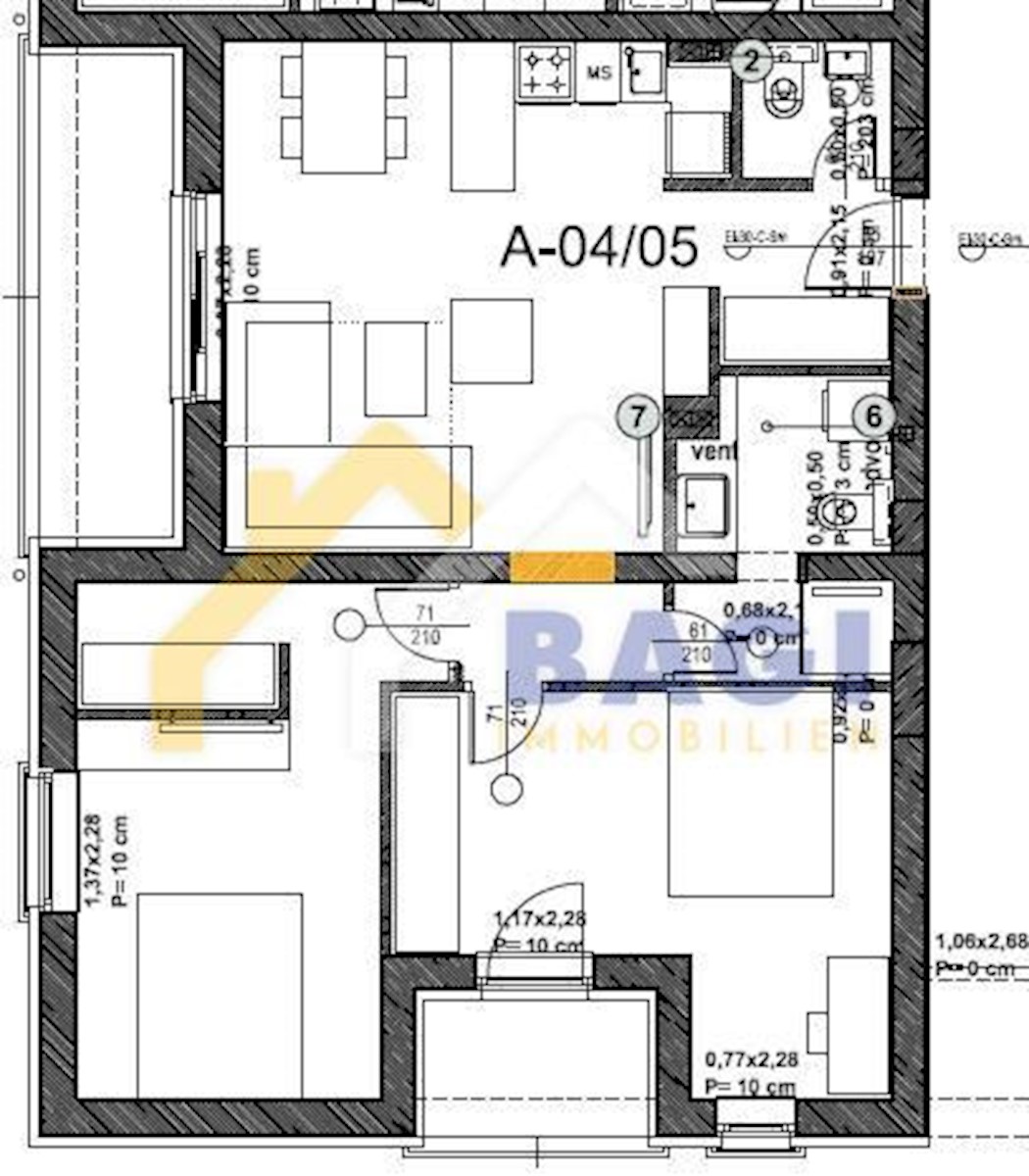 Appartamento Jezera, Tisno, 79,58m2