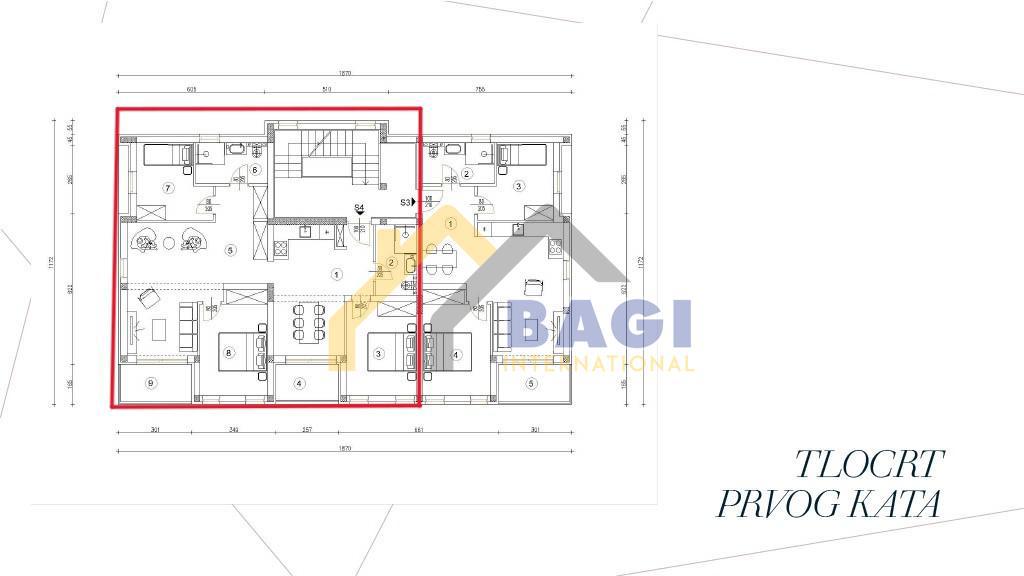 ISTRIA - POLA Appartamento al 1° piano, NUOVA COSTRUZIONE