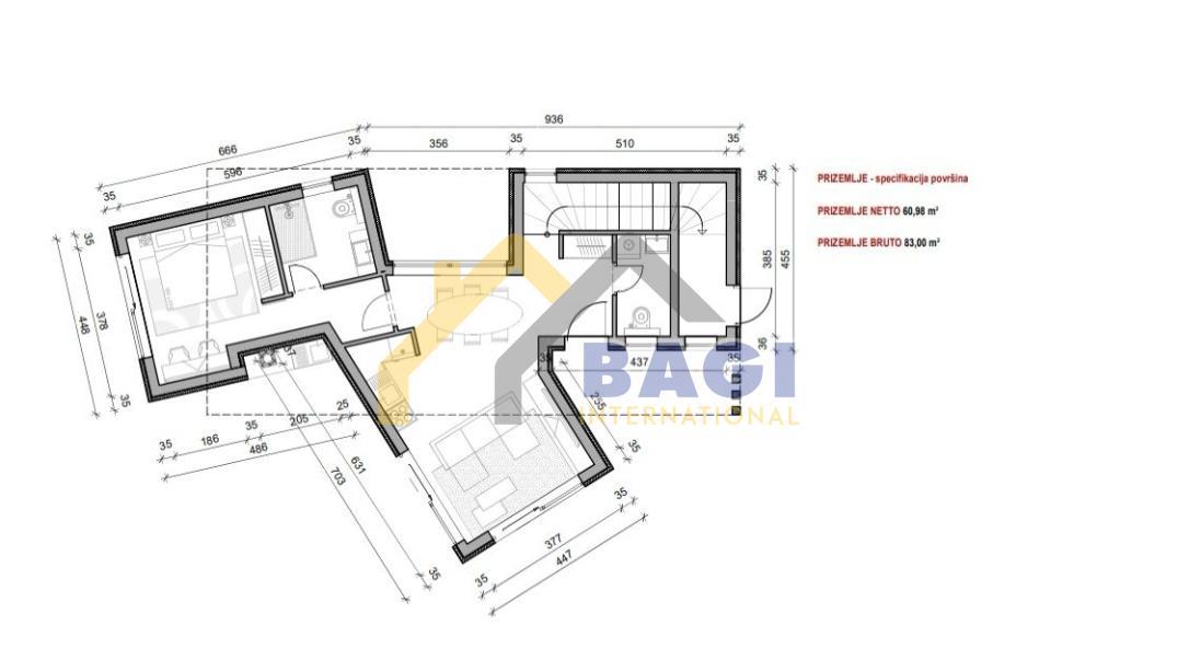 Fasana - Terreno edificabile con permesso per una casa con piscina