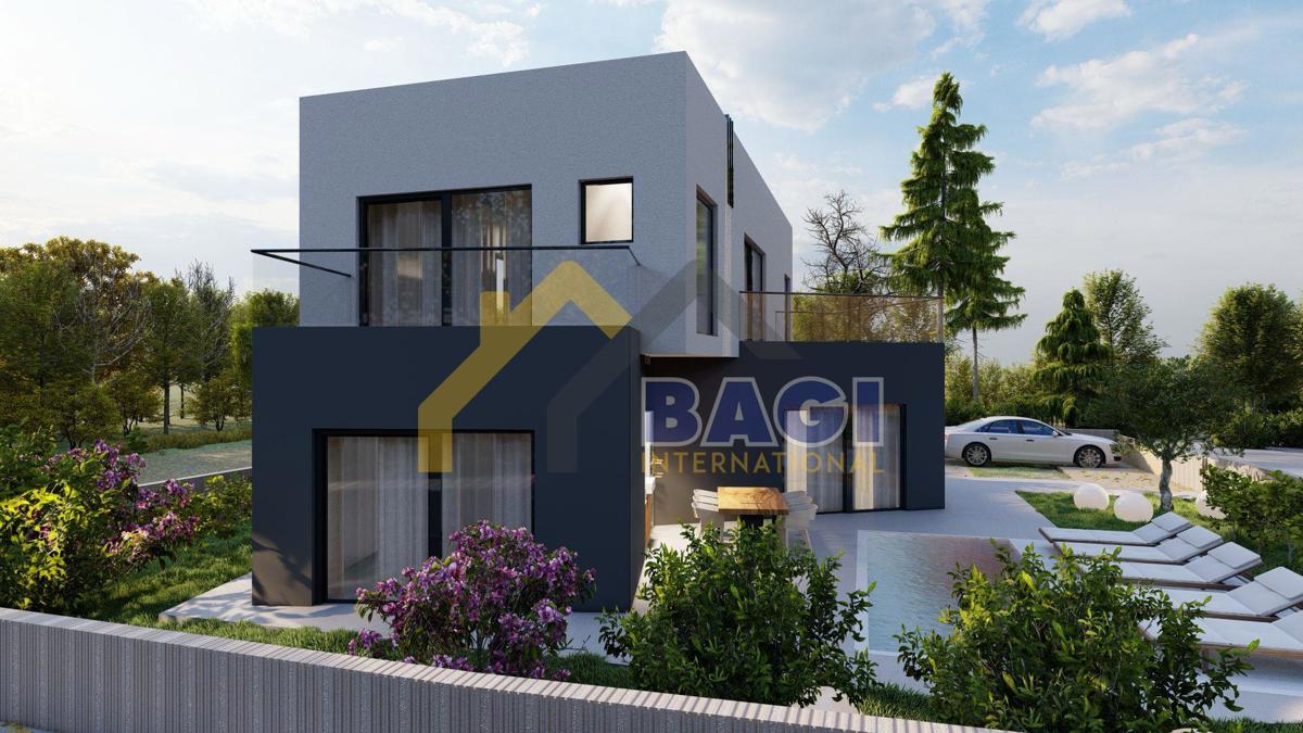 Fasana - Terreno edificabile con permesso per una casa con piscina