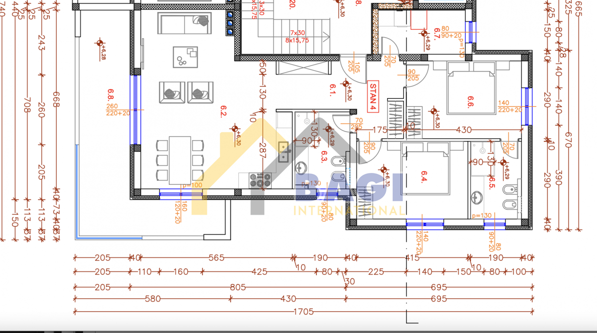 Appartamento Peroj, Vodnjan, 106,68m2