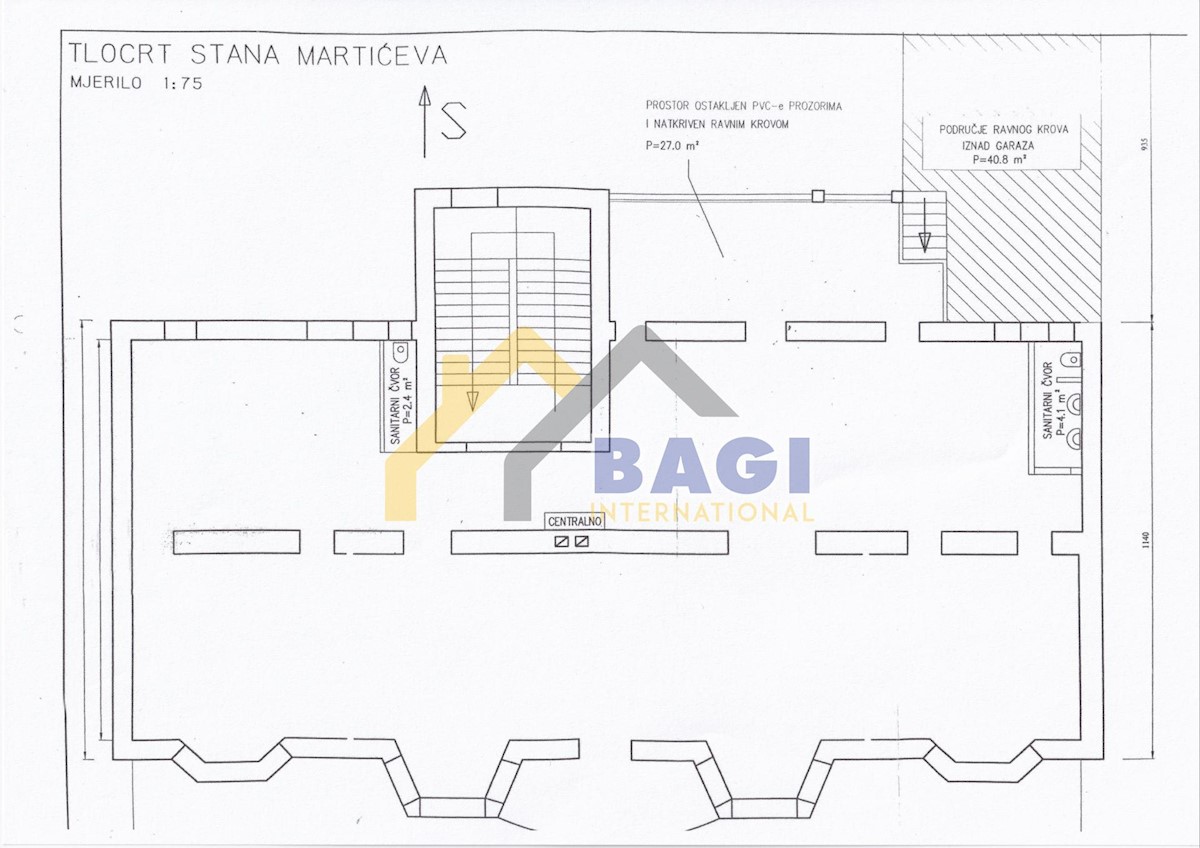 Appartamento Donji grad, Donji Grad, 260m2