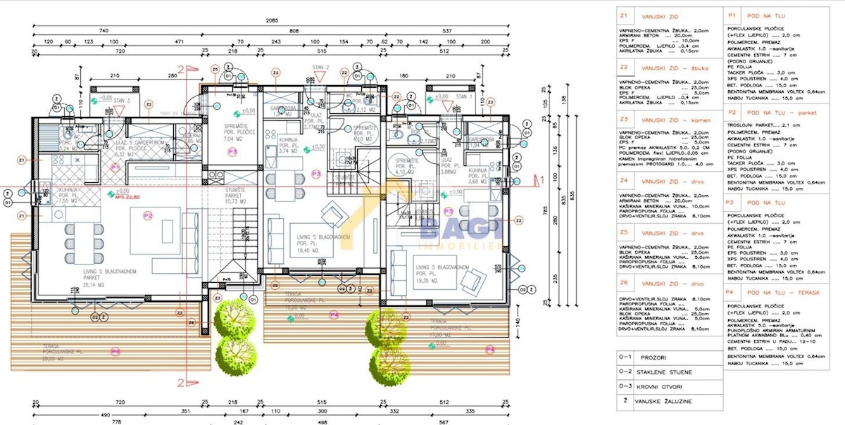 Appartamento Vodice, 81,01m2