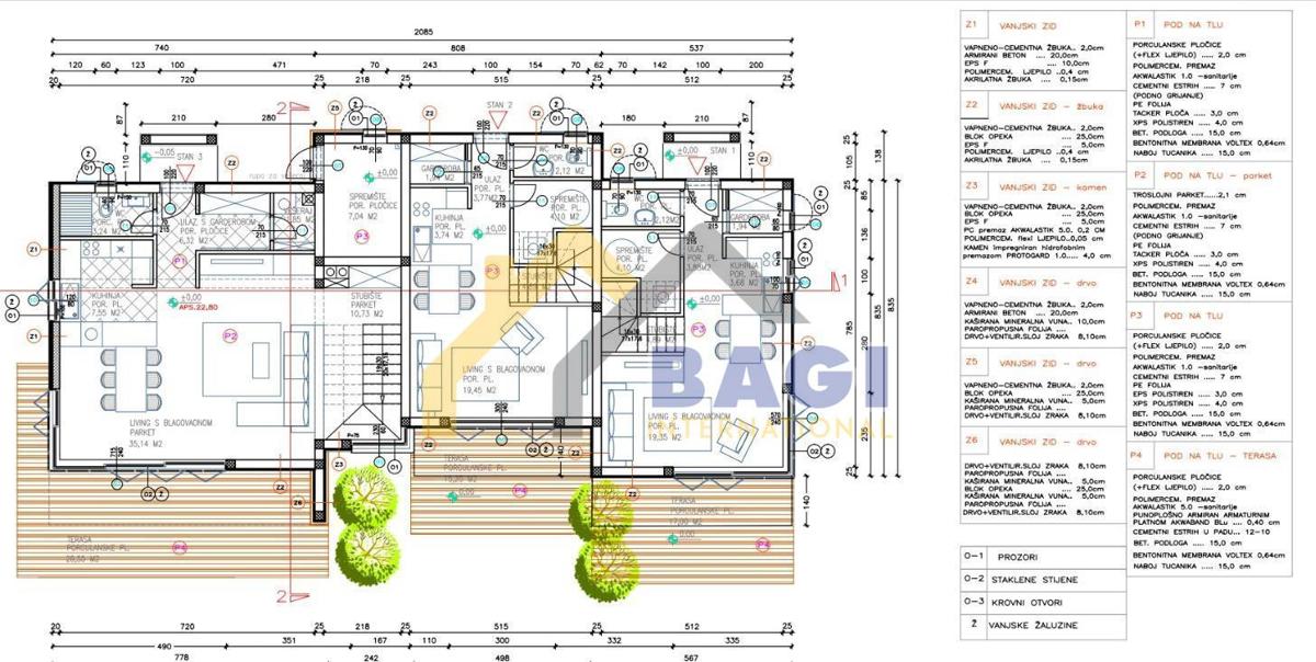 Appartamento Vodice, 81,01m2