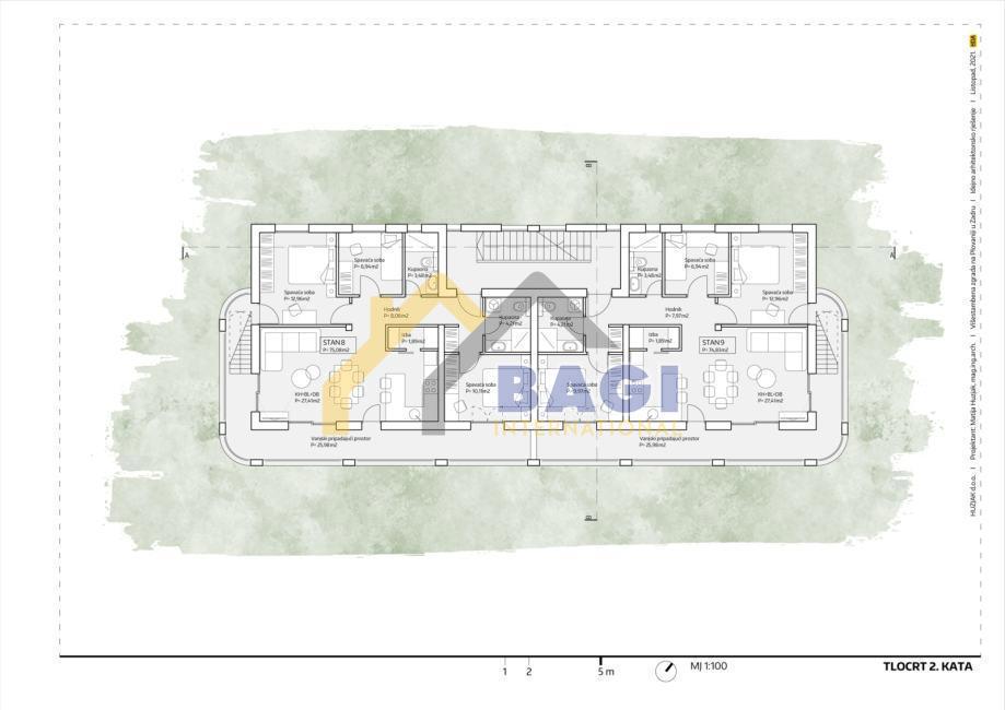 Appartamento Plovanija, Zadar, 123,40m2