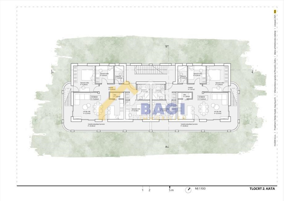 Appartamento Plovanija, Zadar, 123,40m2