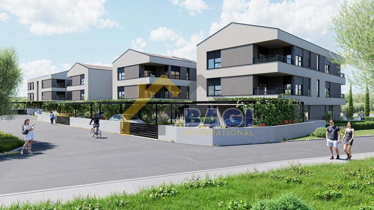 Fažana-Appartamento C1-81,83m2-Giardino-186,70m2-Due posti auto