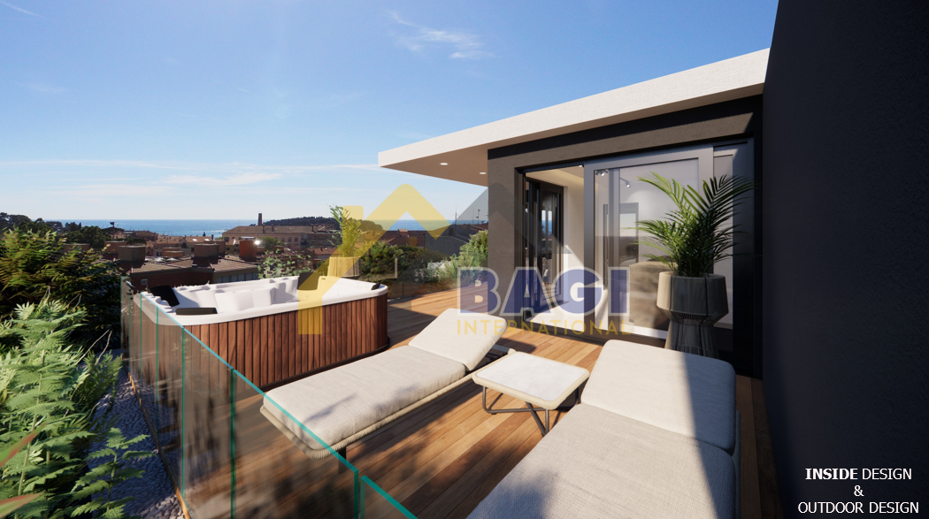 Attico di lusso Rovigno 199m2 - vista mare!
