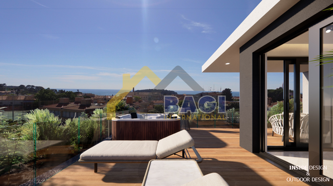 Attico di lusso Rovigno 199m2 - vista mare!