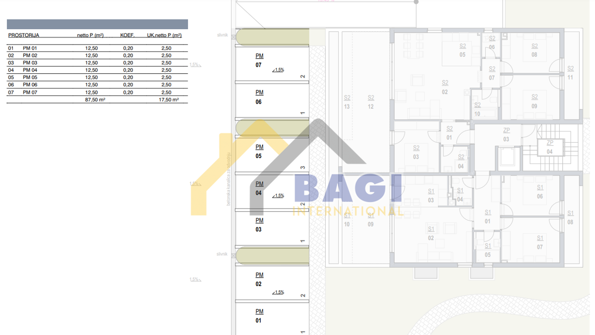 Appartamento Melada (Maslina), Zadar, 124,15m2