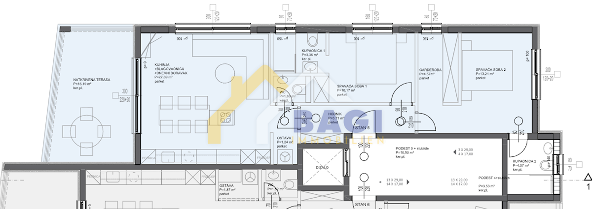 Appartamento Višnjik, Zadar, 90,21m2