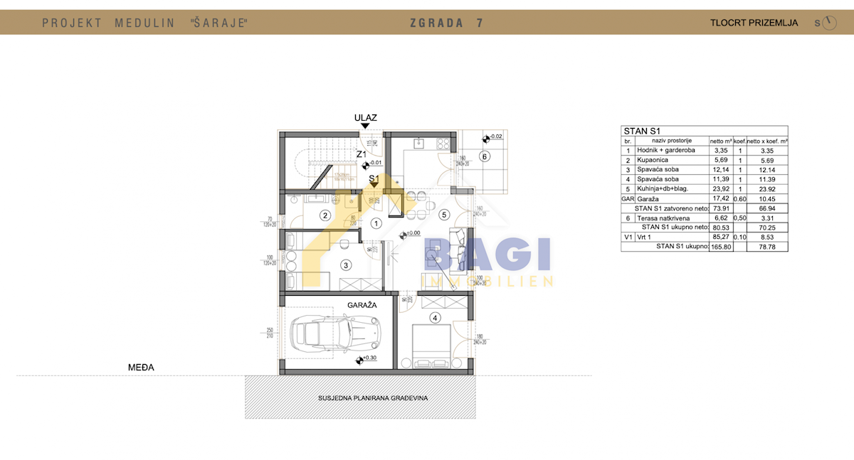 Appartamento Medulin, 78,70m2