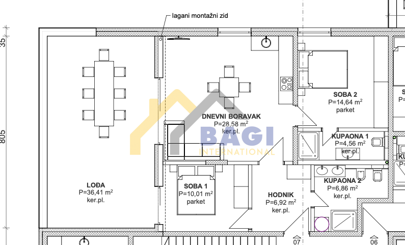 Lussuoso attico in una posizione ricercata!