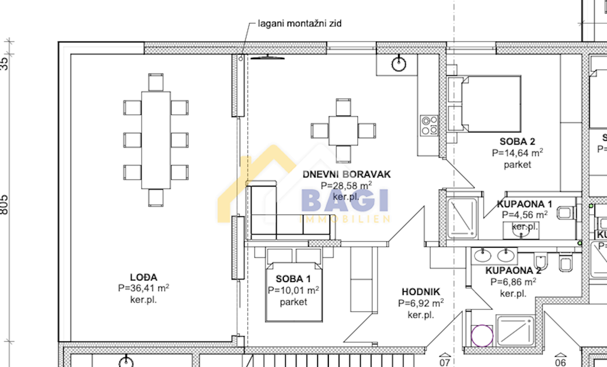 Lussuoso attico in una posizione ricercata!