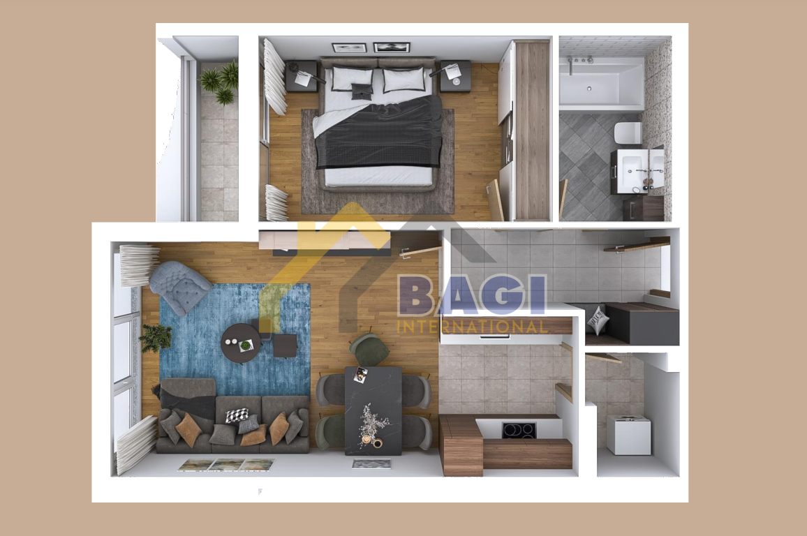 Appartamento Melada (Maslina), Zadar, 62,84m2