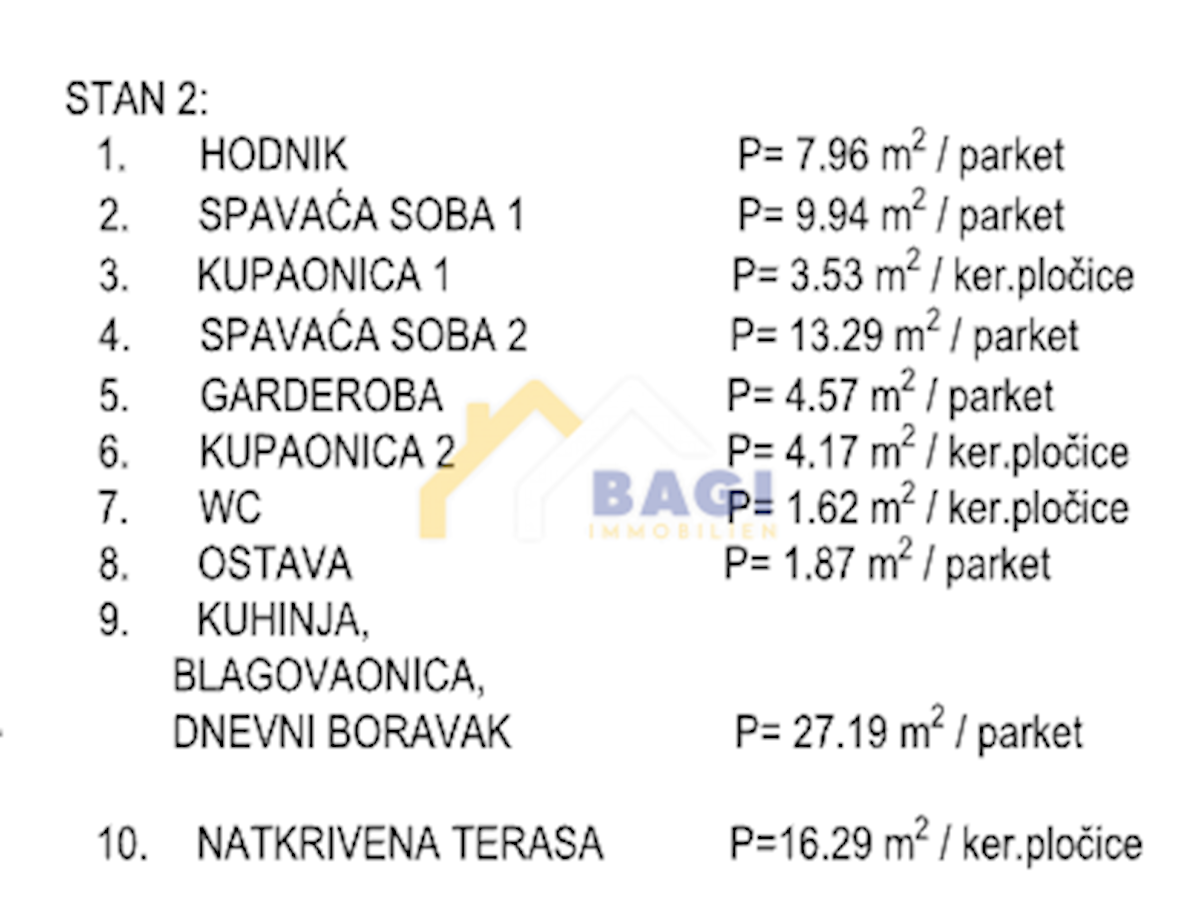 Appartamento Višnjik, Zadar, 90,43m2