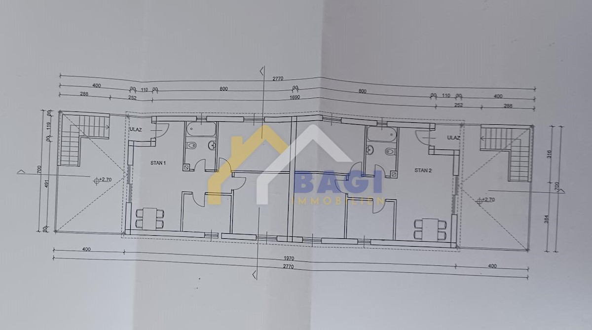 Terreno edificabile Sukošan, 630m2