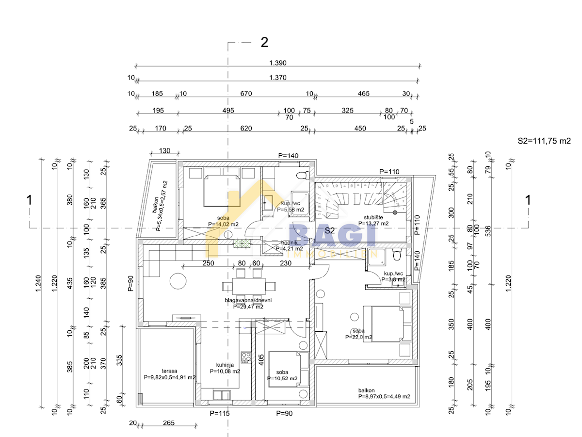 MEDULIN - nuovo appartamento di 115m2