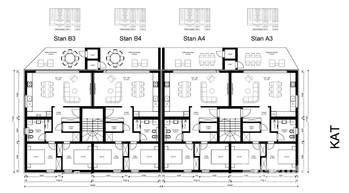 Appartamento al primo piano, B4, nuova costruzione, palazzina moderna