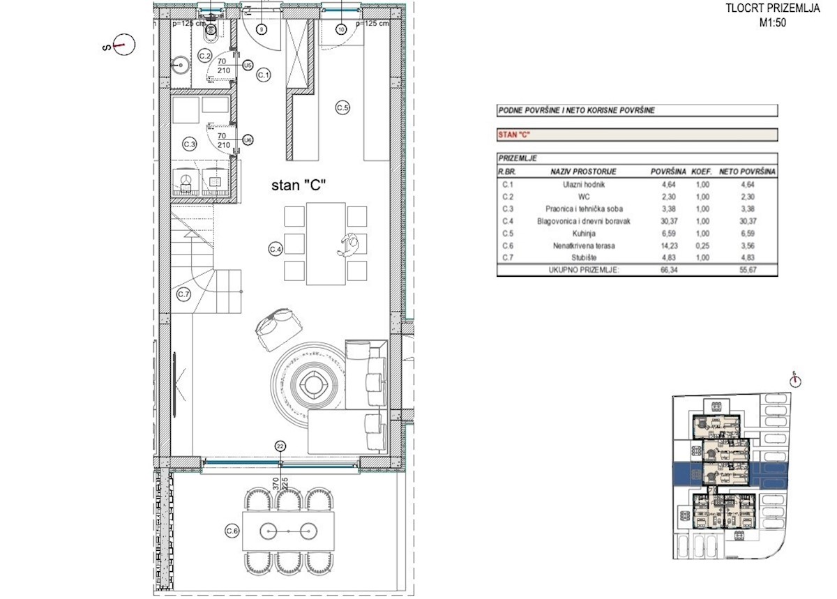 Casa a schiera C, di nuova costruzione, Parenzo